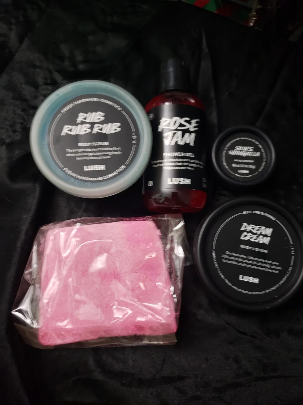 Lush Rose Jam, Comforter, Skin Shangrila, Sakura, Dream Cream Bundle New